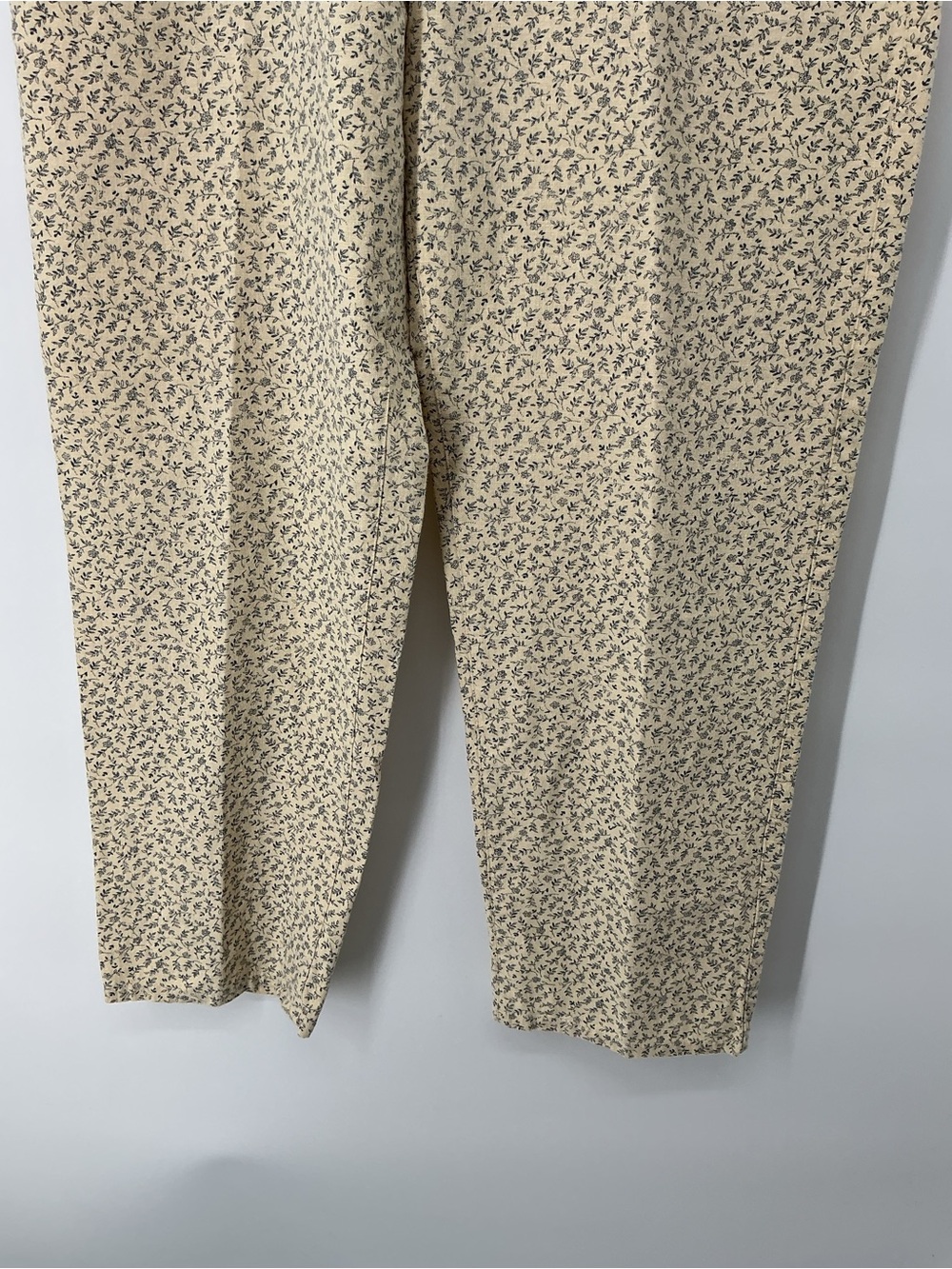 Ralph Lauren Cream Micro-Print Straight Leg Jeans - Picture 8 of 8